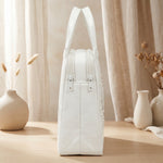 Samyak Premium Shankh Tote Bag – White