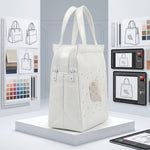 Samyak Premium Shankh Tote Bag – White