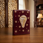 Girnar Shankh Embroidered Devotional Diary - Maroon