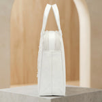 Samyak Premium Shankh Tote Bag – White