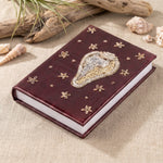 Girnar Shankh Embroidered Devotional Diary - Maroon
