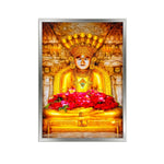 Shankeshwar Parshwanath LED Photo Frame | 12×17 Inch | Silver Border
