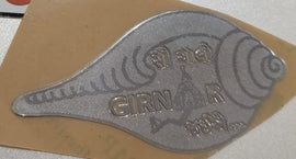 Girnar Sticker (Silver, Gujarati)
