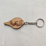 Girnar Wooden Shank Key chain-Hin/Guj