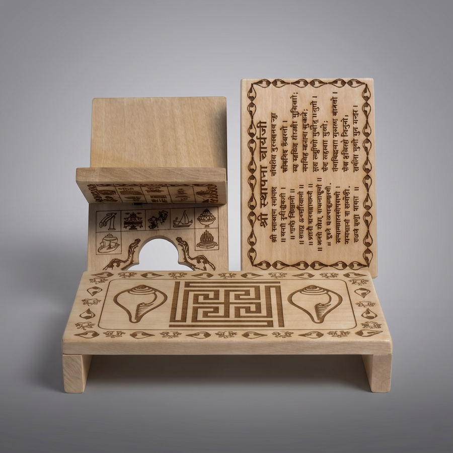 Wooden Sthapna Ji