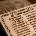 Wooden Sthapna Ji