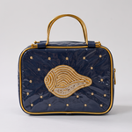 Girnar Dham Handbag – Navy Blue