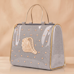 Girnar Dham Handbag – Silver Grey