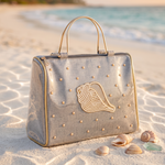 Girnar Dham Handbag – Silver Grey