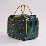 Girnar Dham Handbag – Emerald Green
