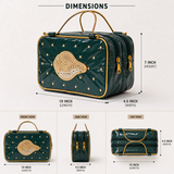 Girnar Dham Handbag – Emerald Green
