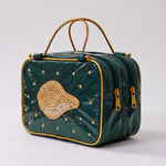 Girnar Dham Handbag – Emerald Green