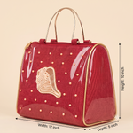 Girnar Dham Handbag – Red
