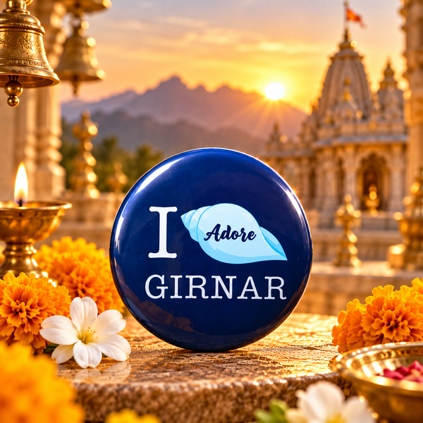 I Adore Girnar -  Badge