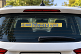Girnar Car Stickers (Red and Silver)