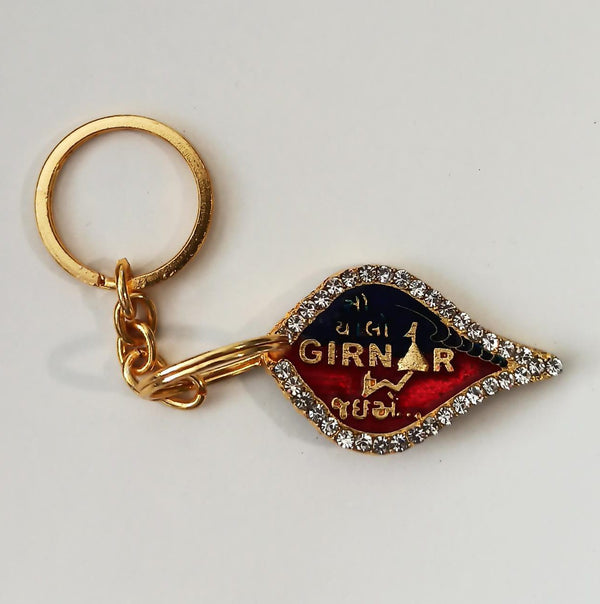Girnar Keychain – 2-Side Diamond (Hindi / Gujarati)
