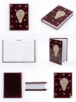 Girnar Shankh Embroidered Devotional Diary - Maroon