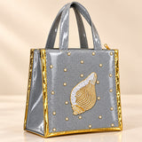 Girnar Shankh Silver Devotional  Bag
