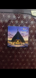Girnar temple Acrylic frame magnetic (4x4 Inches)