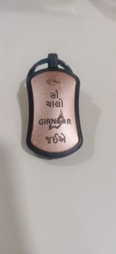 Girnar Suzuki Key chain Pink colour double side (hind-Guj)