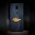 Girnar Mobile Sticker (Gold, Gujarati)