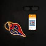 Girnar Keychain (1 Side Diamond | Gujarati)