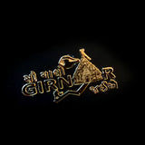 Girnar Gujarati gold sticker - Girnar Darshan Jain decal