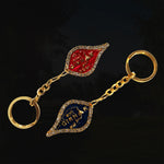 Dual Colour Diamond Keychain- Hindi