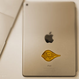 Girnar sticker (Acrylic | Gold) HINDI